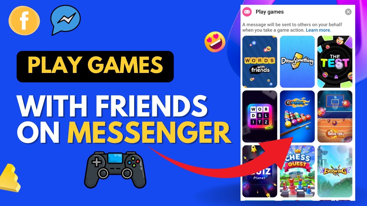 How To Play Games On Facebook Messenger YouTube