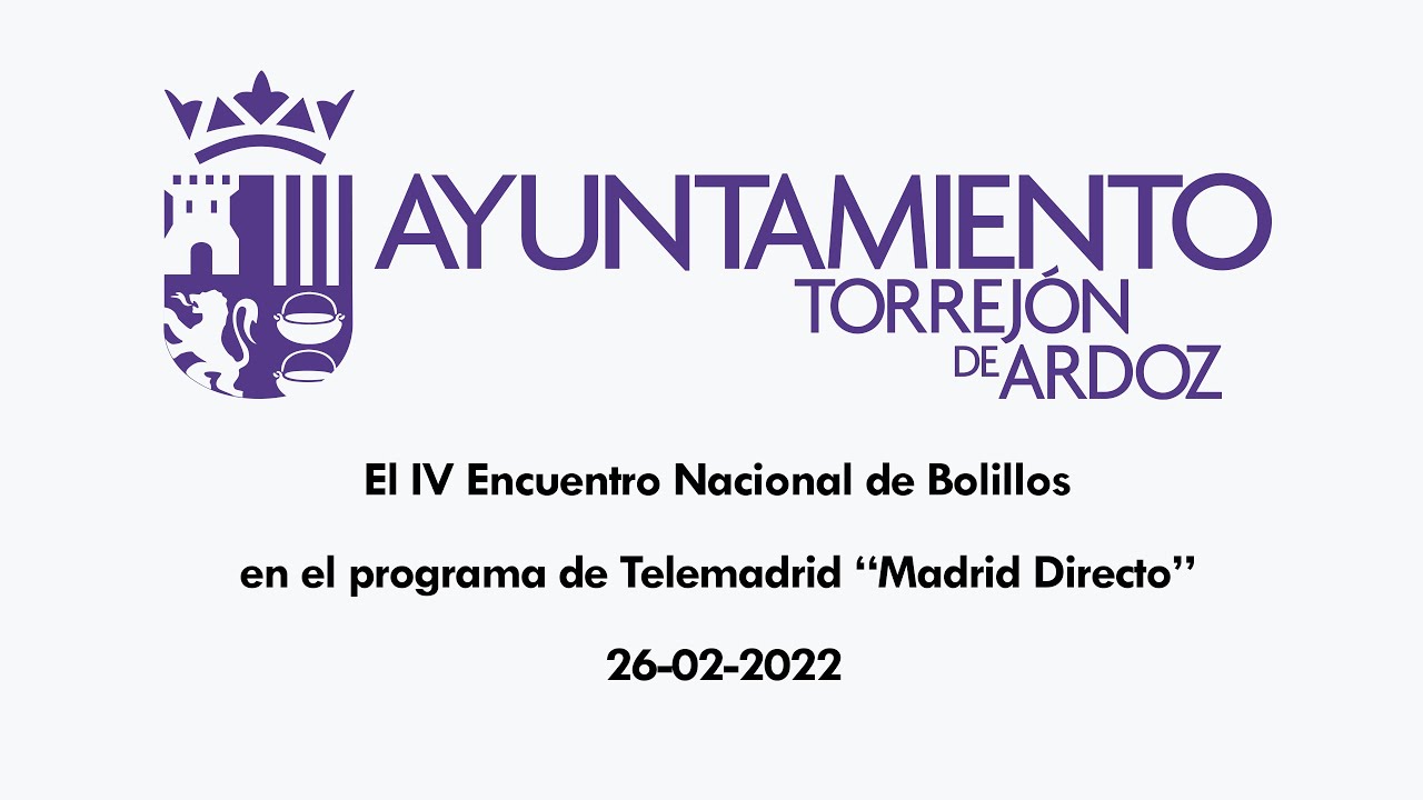 El IV Encuentro Nacional de Bolillos en el programa de Telemadrid 