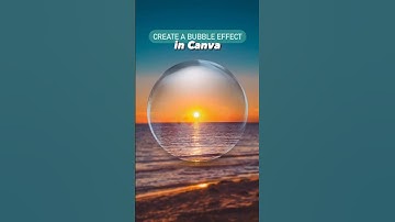 Create a Bubble Effect in Canva!🫧