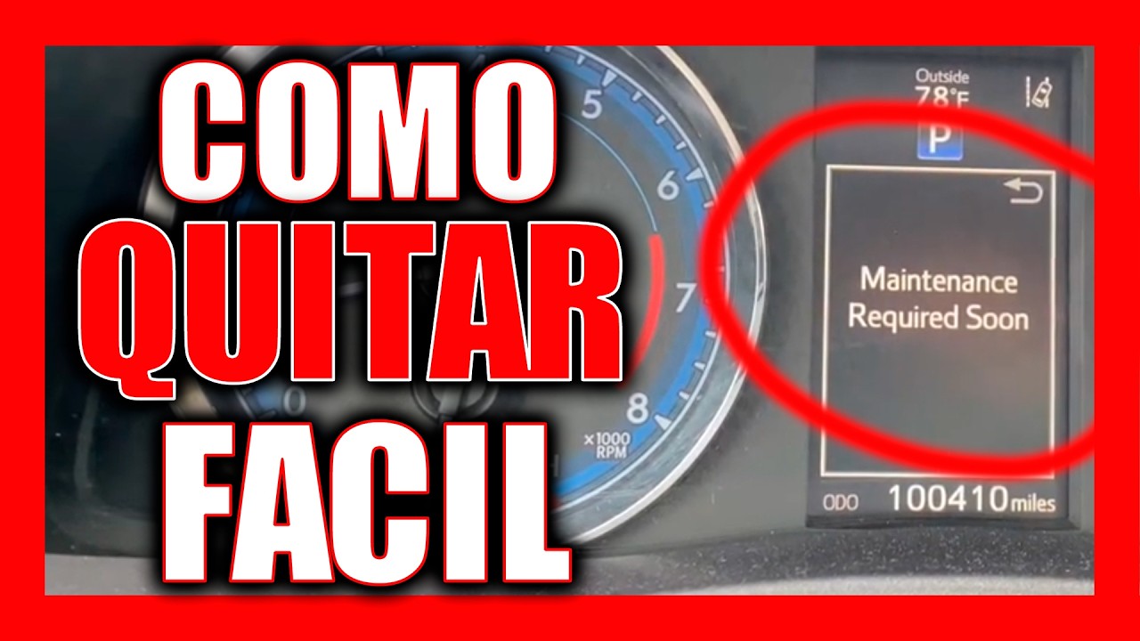 Maint Reqd En Espanol