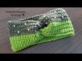 كروشيه بندانه سورتيت توكه للشعر Crochet Headband 