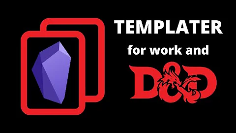 Using the Obsidian Templater Plugin