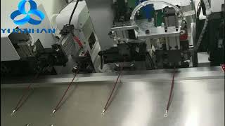 Wire Single End Heat-shrink Tubing Inserting and Terminal Crimping Machine YH-710