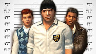 BULLY: All Characters Height | Part 1