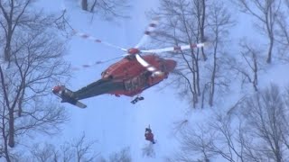福井山中遭難の3人救助 スキー場外、けがなし