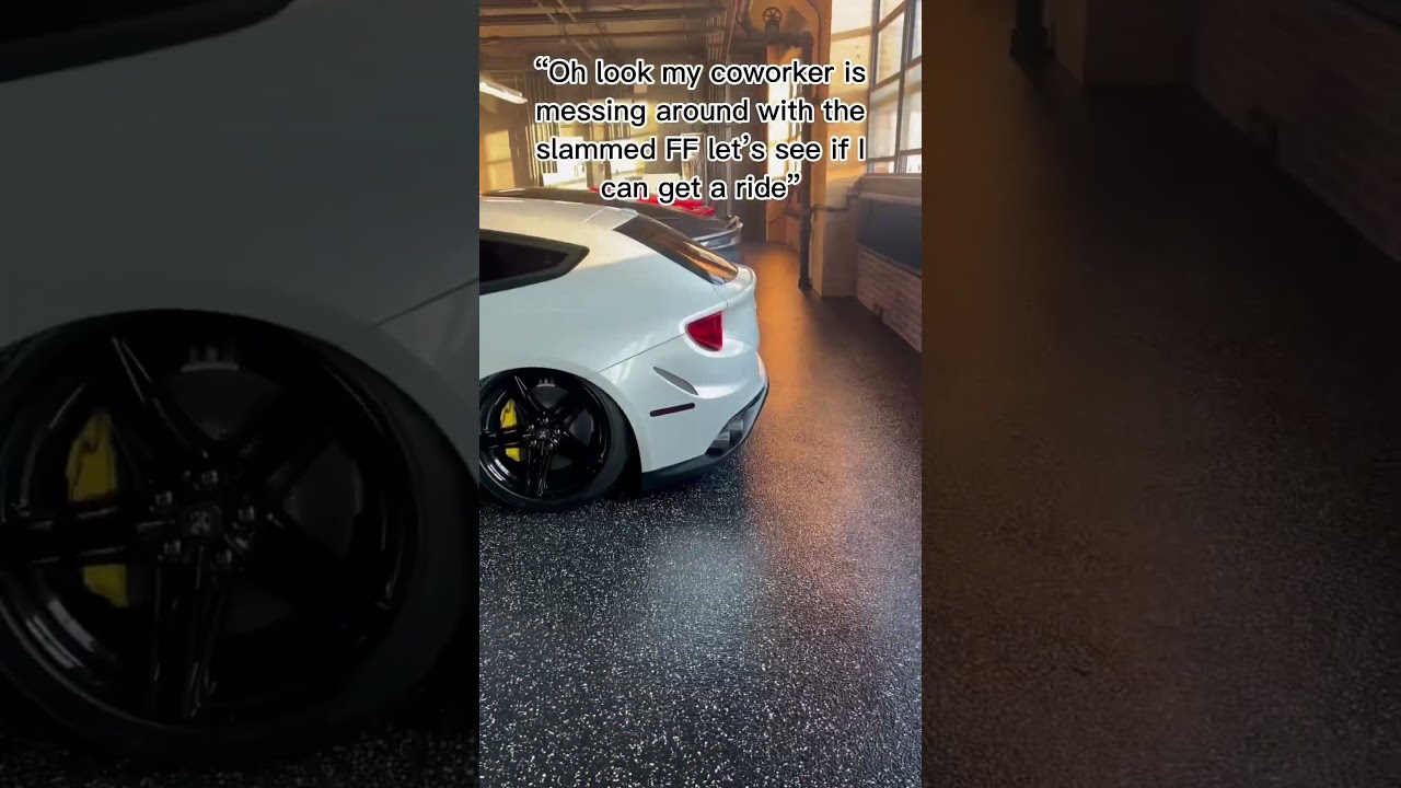 A ride in a MODDED Ferrari 😳