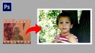 Cara edit film negative / klise jadi foto berwarna di photoshop