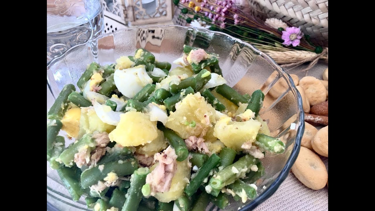 Cómo hacer una ENSALADA de JUDÍAS VERDES y PATATAS ó ENSALADA CAMPERA