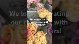 Fresh Flower Cake Toppers!