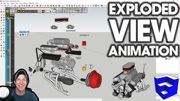 Creating an EXPLODED 3D ANIMATION with Animator for SketchUp