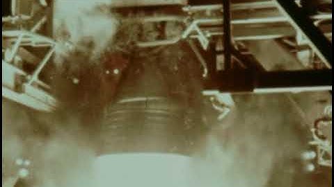 Saturn V F1 Engine Test