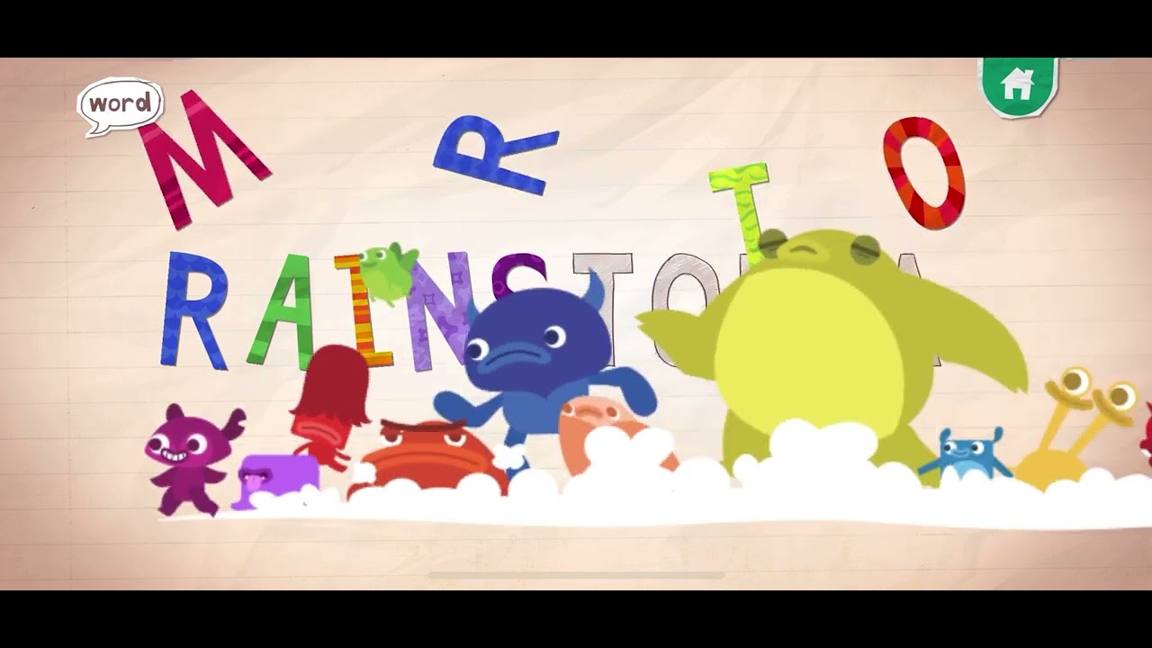 Endless Alphabet Rainstorm - YouTube