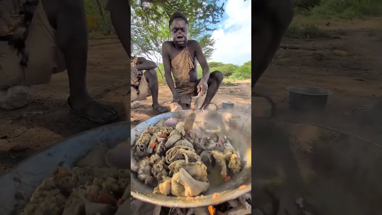 Cooking With The Hadzebe Tribe 