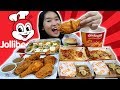 JOLLIBEE FEAST! Fried Chicken, Spaghetti, Burger Steak & Fiesta Noodles • Mukbang • Eating Show