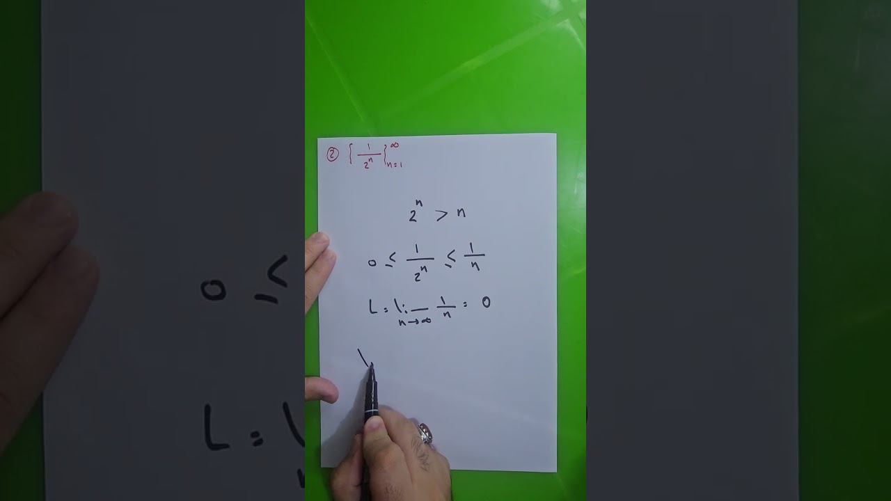 محاضرة 5 (نظرية الساندوج (الحصر) في المتتابعات) The sandwich theorem. نوار الأسدي