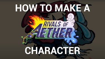 How to Make a Rivals of Aether Character | Ravyn Hardcastle - Salt Mines Online Day 1