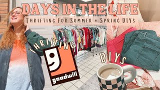 Mini Ohio Vlog: Thrifting Summer Clothes + Trying Spring DYIs || Cassandra Joy