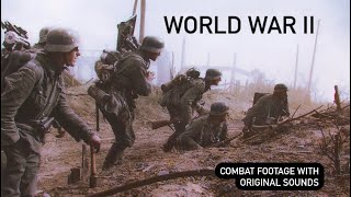 World War Ii Original Color Footage With Sounds