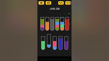 Water Sort Puzzle Level 330 Solved