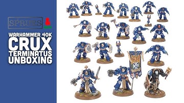 Space Marines Battleforce Crux Terminatus Unboxing & Review   Warhammer 40k  New Assault Terminators
