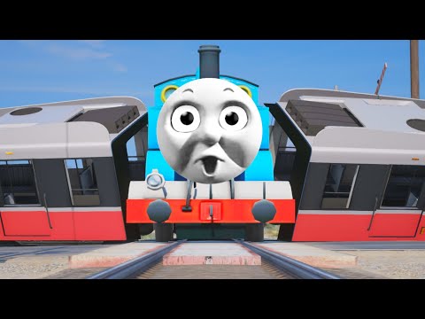 Видео: Thomas & Friends vs Metro Train