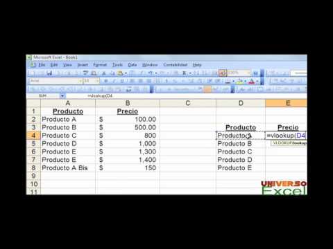 Video: Que Es VLOOKUP, Para Que Sirven Y Como Se Llevan A Cabo En La Escuela