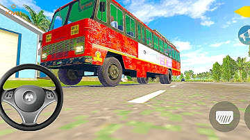 Indian Sleeper Bus Simulator 3D Roads + Night Drive + Rain Weather | Bus Game 2025