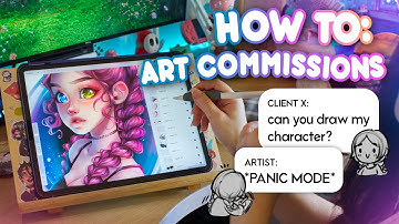 My ART COMMISSION Guide 🎨 all you need to know: basic tips, how to talk to clients & more