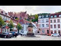 [4K] Walking in Heidelberg Germany Autumn 2020 - World's Most Famous Castle Ruins