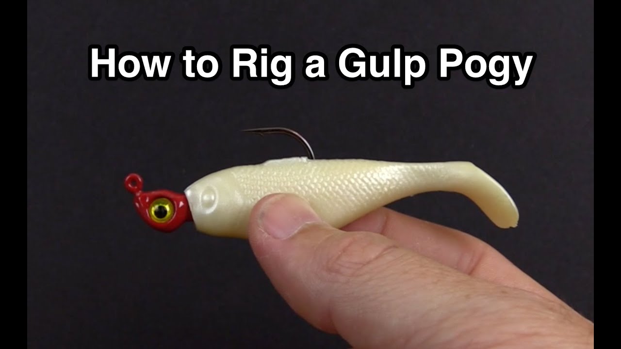 How to Rig a Berkley Gulp Pogy for Catching Snook, Redfish, Trout, and  Flounder 