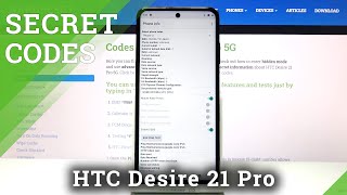 Secret Codes HTC Desire 21 Pro screenshot 5