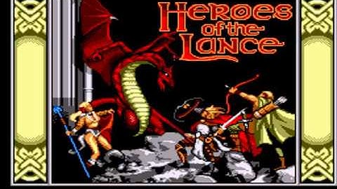 Sega Master System - Heroes of the Lance Intro