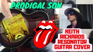 The Rolling Stones - Prodigal Son (Beggars Banquet) Keith Richards Resonator Guitar Cover