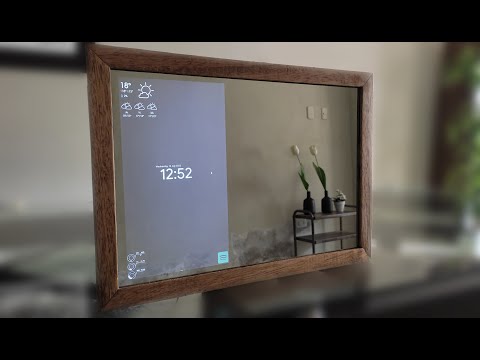 Hice un espejo inteligente con una laptop malograda - Cómo hacer un espejo inteligente