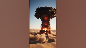 Epic 3D Bomb Explosion | Hyper-Realistic Mushroom Cloud Cinematic