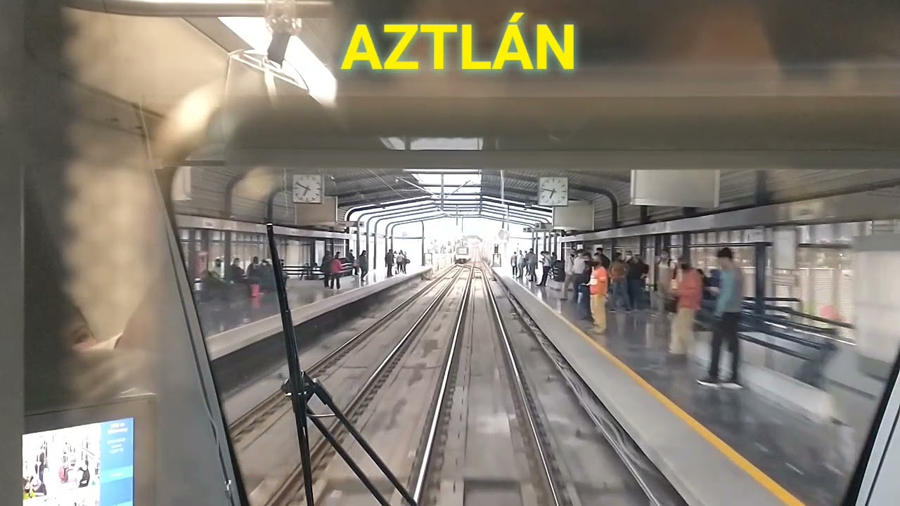 Metrorrey/Línea 1 (Talleres - Exposición) Viaje en un MM-20 (tren chino)