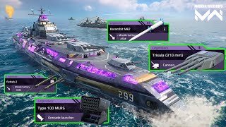 KRI NUSANTARA - MOST BRUTAL AIR DEFENCE IN BATTLESHIP 🔥- MODERN WARSHIPS  screenshot 3