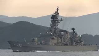 M190218B  海上自衛隊佐世保基地 護衛艦『しまかぜ』 出港