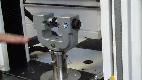 Instron 3366 tensiel set up part two