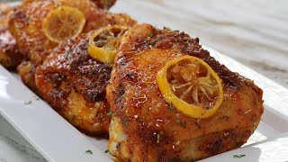 Honey Garlic Lemon Pepper Chicken Thighs Recipe