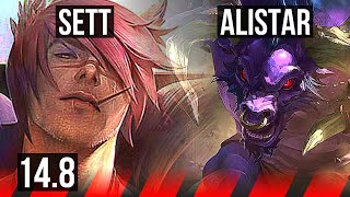 SETT vs ALISTAR (TOP) | Legendary, 400+ games | BR Master | 14.8