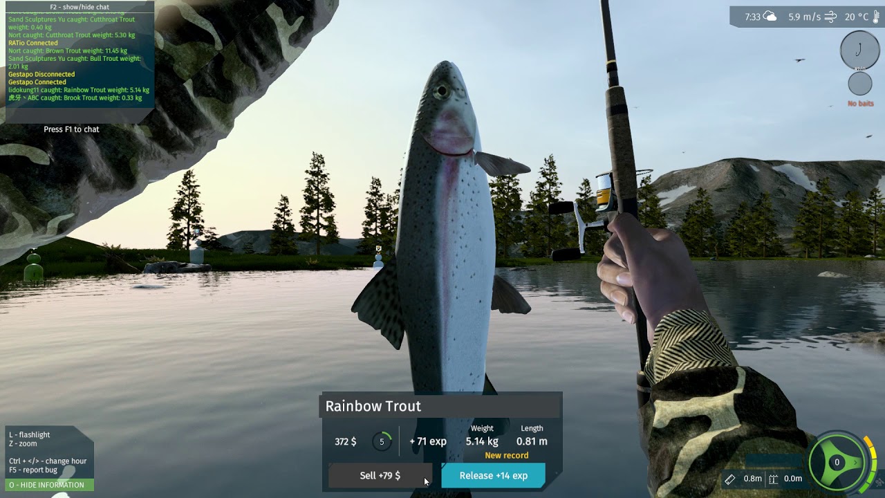 Ultimate Fishing Simulator Ep.01 ตกปลาด้วยแมลง YouTube