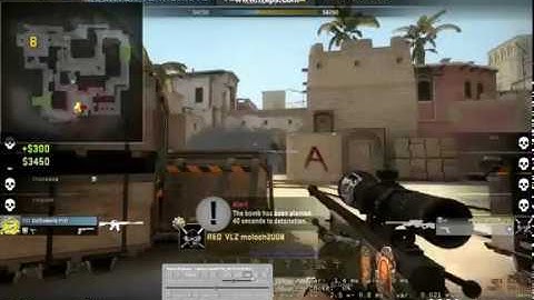 AWP Ace terrorist side mirage (+ plant)