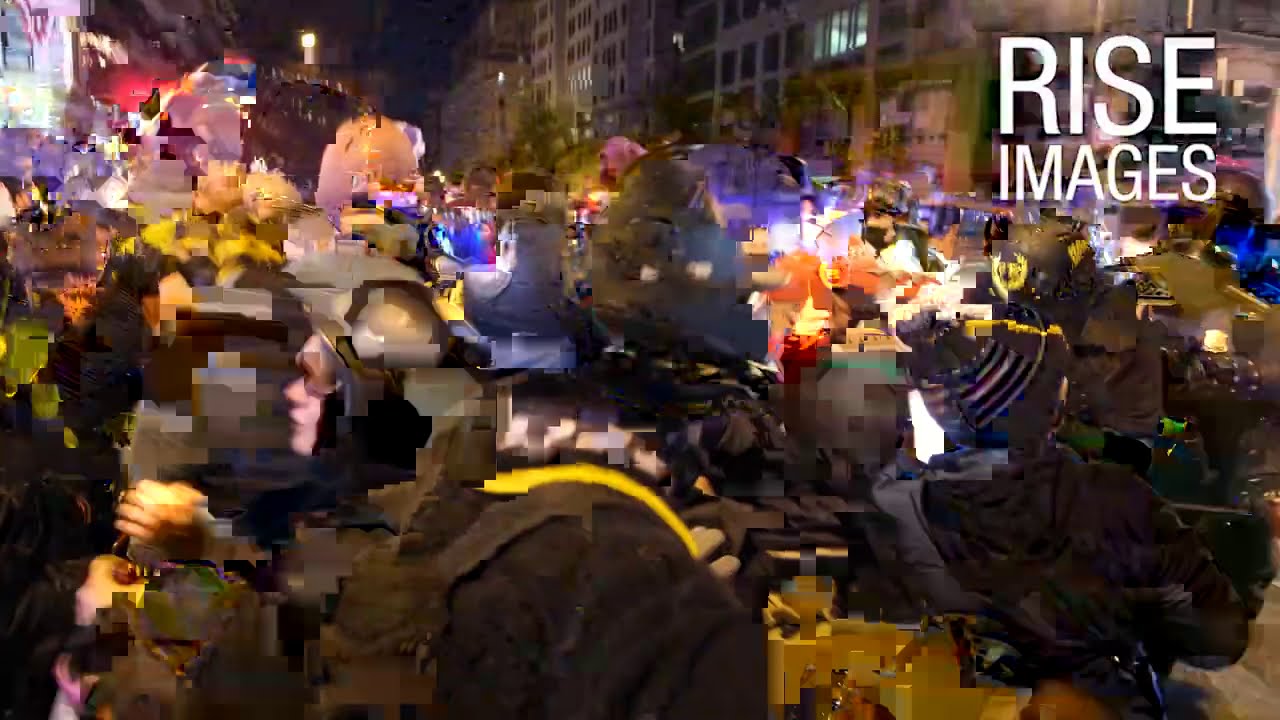 Proud Boys and Antifa clash in Washington DC