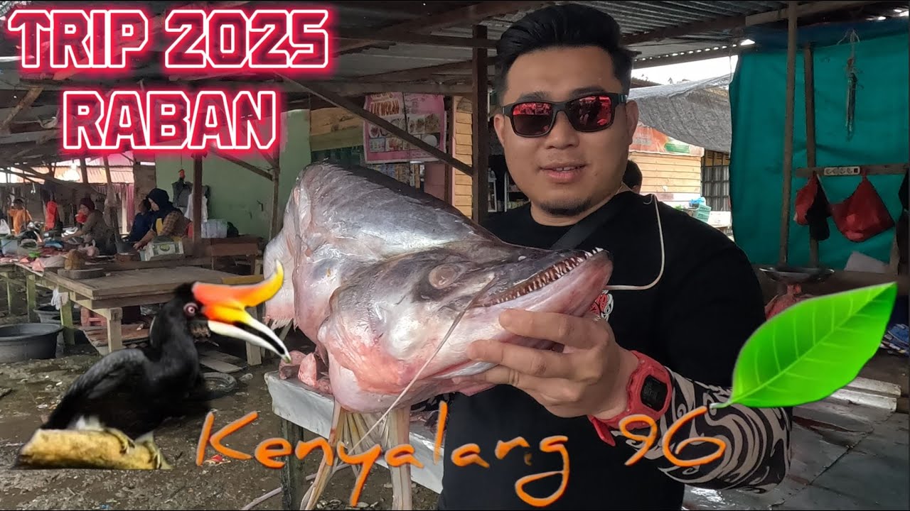 Part 4 Ikan besar Pasar Tamu Basah Putussibau// Balik Sarawak singgah Mataso