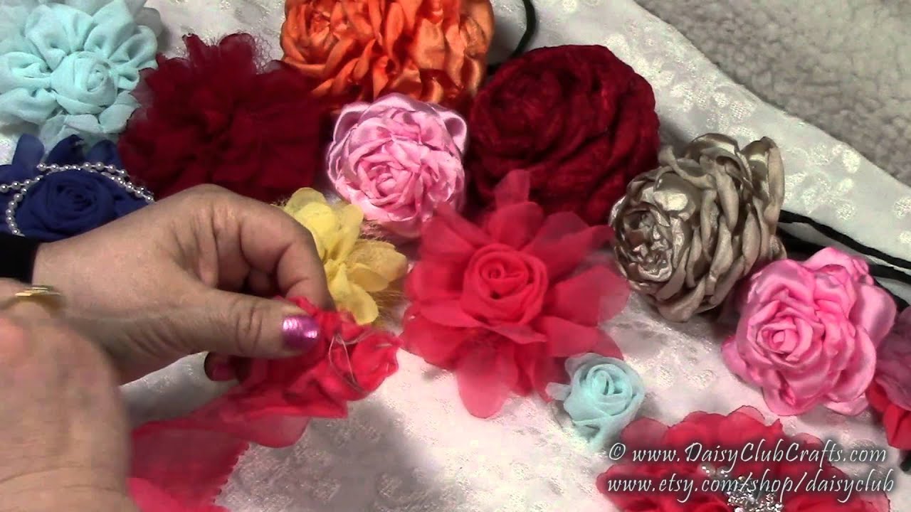 DIY How to make Chiffon Rose, Tutorial, DIY, Chiffon Rose Bud