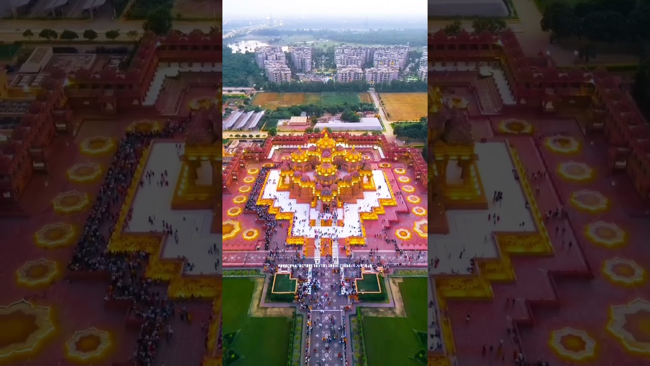akshardham temple drone shot | bhagwan swaminarayan | akshardham temple | niraj air2s