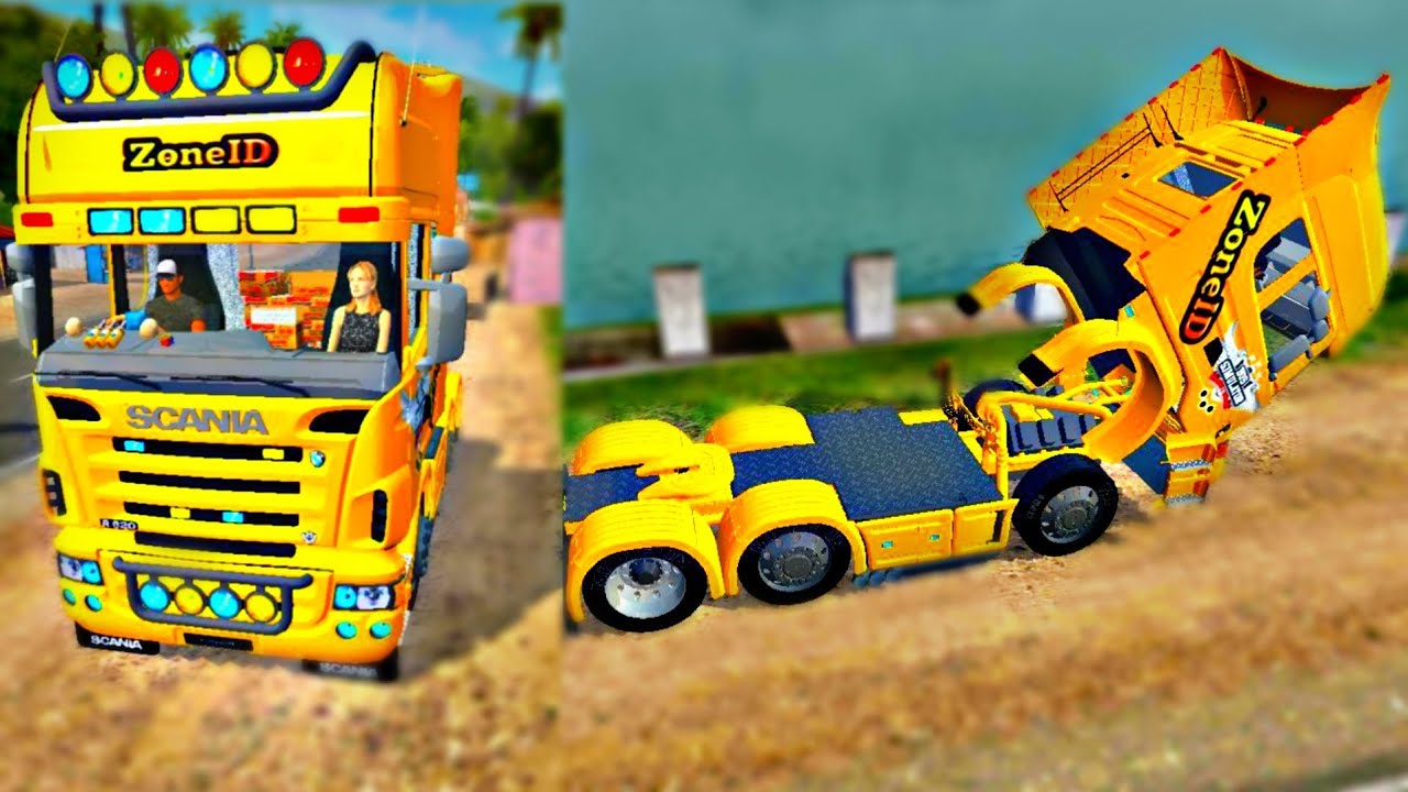 New Truck Mod in Bus Simulator Indonesia - Bussid Truck  