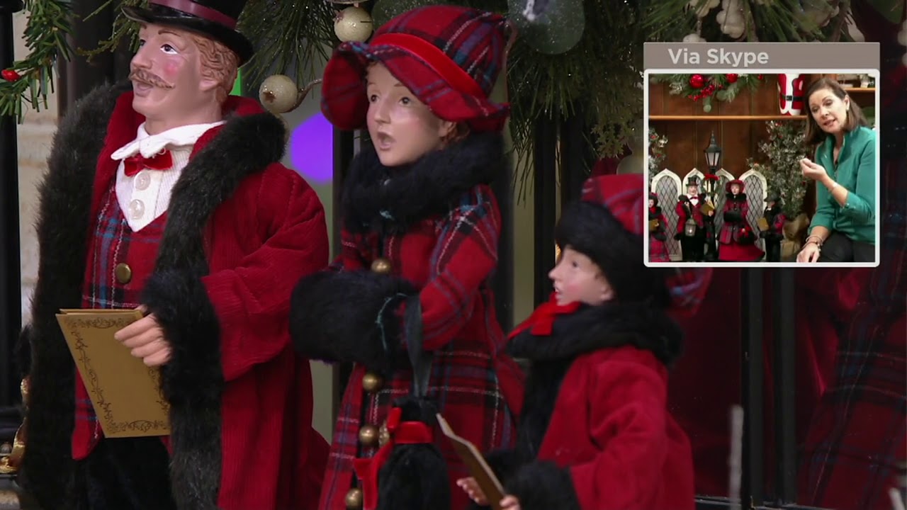 Set of 4 Dickens Family Holiday Carolers by Valerie on QVC YouTube