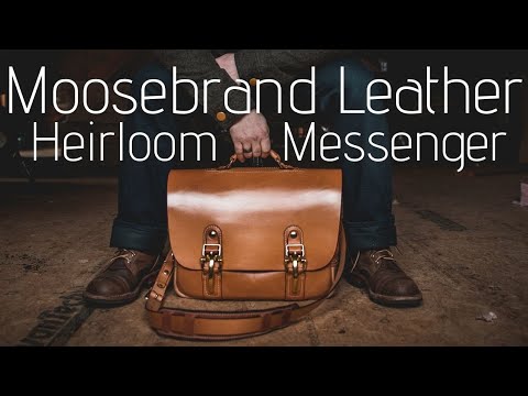 Moosebrand Leather Heirloom Messenger 2